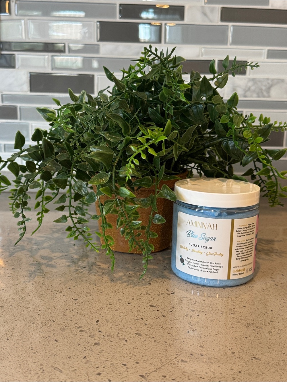 AMINNAH - BLUE SUGAR SUGAR SCRUB